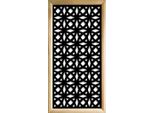 Plenitude - Moduli Decorativi In Legno E Pvc 47X94 Cm Nero