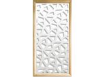 Segmenti - Moduli Decorativi In Legno E Pvc 73X148 Cm Bianco