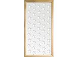 Starfish - Moduli Decorativi In Legno E Pvc 47X94 Cm Bianco