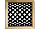 Siviglia - Moduli Decorativi In Legno E Pvc 98X98 Cm Nero