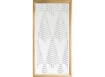 Spear - Moduli Decorativi In Legno E Pvc 47X94 Cm Bianco