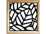 Tropica - Moduli Decorativi In Legno E Pvc 98X98 Cm Nero