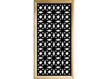 Plenitude - Moduli Decorativi In Legno E Pvc 73X148 Cm Nero
