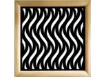Verticalwaves - Moduli Decorativi In Legno E Pvc 48X48 Cm Nero