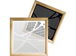 Route - Moduli Decorativi In Legno E Pvc 73X73 Cm Bianco