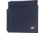 Golden Head Pelle Portacarte Fermasoldi Capri Clip-Scheintasche 1960 Blau Blu Scuro
