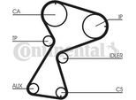 Continental Ctam CT949K2 Kit Cinghia Dentata Oe Compatibile Con Thalia, Kangoo, Express, Clio