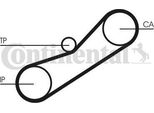 Continental Ctam CT950 Cinghia Dentata Oe GTB2004 Compatibile Con Civic, Accord