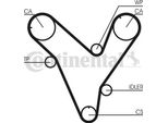 Continental Ctam CT829 Cinghia Dentata Oe 3396756 Compatibile Con MX-3, MX-6, Xedos 9, Xedos 6