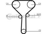 Continental Ctam CT992 Cinghia Dentata Oe 0K24712205 Compatibile Con Shuma, Sephia, Clarus, Cerato, Carens