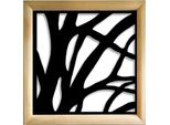 Alberi - Moduli Decorativi In Legno E Pvc 48X48 Cm Nero