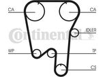 Continental Ctam CT902K1 Set Cinghia Dentata Oe 30758266 Compatibile Con 960, S90, V90