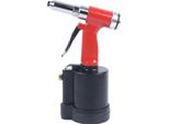 Pistola Pneumatica Per Rivetti - Rivettatrice Idraulica Ad Aria Compressa - A Basso Consumo Energetico - 4 Ugelli 0,635/0,476/0,397/0,318 Cm - Rosso