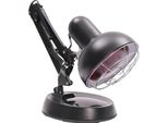 Lampada Termica A Infrarossi - Lampada Terapeutica A Luce Rossa - 150 W - Regolabile A 360° - Spina Ue 220 V - Attacco E27 - Autoportante - Cavo 1,8 M - Grigio-Nero