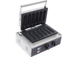 Macchina Per Cialde/Waffle - Macchina Professionale Per Bastoncini Di Cialda/Corn Dog - 1500 W - Timer - 50-300 °C - Rivestimento Antiaderente - Acciaio Inossidabile - 220 V - Argento