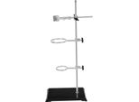 Supporto Da Laboratorio - Supporto Per Storta - Supporto Per Morsetto - Morsetto Per Pallone - Morsetto Per Refrigeratore - Nero
