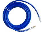 Tubo Flessibile Per Verniciatura Airless - Rinforzato In Acciaio Ad Alta Pressione - 15 M - 3300 Psi - Raccordi Da 6,35 Mm - Blu