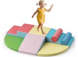 Blocchi Da Arrampicata Per Bambini Piccoli - Set Da Gioco Per Interni - 8 Pezzi - Morbida Schiuma Di Lattice - Per Bambini Di Età Inferiore Ai 3 Anni - Multicolore