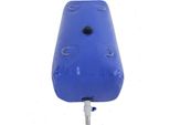 Serbatoio Pieghevole Per Acqua - Serbatoio Da 110 L - Pvc - Raccolta Dell'acqua Piovana - Giardino, Campeggio, Camper, Approvvigionamento Idrico Di Emergenza - Blu
