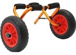 Carrello Per Kayak - Carrello Di Trasporto Pieghevole - Pneumatici Pieni Anti-Foratura - Leggera Lega Di Alluminio - Assorbimento Degli Urti - Capacità Di Carico 80 Kg - Multicolore