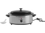 Hot Stone - Scalda Pietre Per Massaggi - Capacità 6 L - Potenza 750 W - Temperatura Regolabile Fino A 100 °C - Tensione 220 V 50 Hz - Dimensioni 47,5×30,5×25 Cm - Nero Naturale