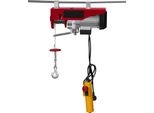 Kraft&Dele | Verricello Elettrico, 230 V, 1200 W, 300/600 Kg, Verricello Motorizzato A Fune, Paranco Con Motore In Rame, Paranco Con Telecomando A Cavo, Paranco A Fune, Paranco A Catena