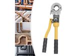 Pinza Idraulica A Pressione Pinza Crimpatrice - Utensile Per Pressatura Tubi - Ganasce Th 16/20/25/32 Mm - Forza Di Pressatura 8 T (8000 Kg) - Acciaio Cr40 - Impugnatura Curva - Giallo