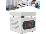 Piastra Riscaldante Controllata Da Microprocessore - Mini Stazione Di Preriscaldamento Per Saldatura - 350 W - Spina Ue 220 V - Superficie Riscaldante 10×10 Cm - Max. 400 °C - Argento