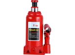 Martinetto Idraulico - Martinetto Per Auto - Capacità Di Carico 8 T - Altezza Di Sollevamento 200-385 Mm - Portatile - Per Auto, Edilizia, Agricoltura - Rosso