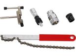 Kit Di Riparazione Per Biciclette - Attrezzo Multifunzione - Sganciatore Per Catene T02 - Estrattore Per Pedivelle - Attrezzo Per Movimento Centrale - Estrattore Per Ruota Libera - Compatto E Resistente
