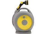 Avvolgitubo Da Giardino - Avvolgitubo - Estensibile - Portatile - Plastica Resistente - Per Esterni - Giallo