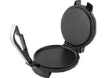 Pressa Per Tortilla - Roti/Tortilla Maker Elettrico - 1200 W - 220 V - Riscaldamento Su Entrambi I Lati - Rivestimento Antiaderente - Temperatura 200-260 °C - Acciaio Inossidabile/Bachelite - Nero