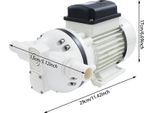 Pompa Dell'acqua - Pompa Elettrica A Membrana/Diaframma - 12 V - Spina Ue - Autoadescante - Resistente Alla Corrosione