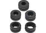 Ganasce Per Tubi - Set Da 5 - M12/M15/M18/M22/M28 - Acciaio Cr40 - 42×21 Mm - Nero