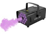 Macchina Del Fumo Dj Fogger - LED-500 - 500 W - 2500 Cfm - Led Rgb, 13 Colori - Telecomando 20 M - Spina Ue 220-240 V - Nero