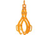 Pinza Per Legno Forst - Pinza A Gancio/Sollevamento - 63,5 Cm - Forza Di Trazione 1500 Kg - Antiscivolo - 4 Punte Di Serraggio - Acciaio Legato - Indaco