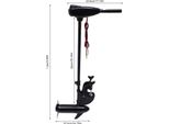 Motore Elettrico Per Pesca Alla Traina - Fuoribordo - 12 V - 80 Lb (36 Kg) Di Spinta - Motore A Spazzole - Per Barche Da Pesca/Derive - Viola Scuro