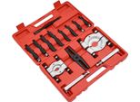 Estrattore Per Cuscinetti - Set Di Estrattori E Coltelli Da Taglio - 14 Pezzi - Acciaio Al Carbonio - 5-10 T - Portatile - Argento
