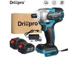 Avvitatore E Trapano A Batteria - Senza Fili - Motore Brushless - 520 Nm - 18 V - 3300 Giri/Min - 2 Batterie - Beige