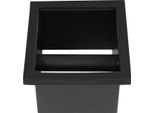 Scatola Di Scarico / Knock Box - Da Incasso - Acciaio Inossidabile - Barra Di Scarico Gommata - Forma Rettangolare Compatta