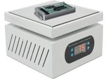 Stazione Di Saldatura Con Piastra Riscaldante - Mini Piastra Riscaldante - 150 X 150 Mm - 500 W - Fino A 400 °C - Display Led - Spina Ue 220 V - Lega Di Alluminio - Bianco