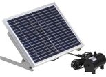 Pompa Solare Per Acqua - Pompa Per Fontane Da Laghetto/Acquario - 1000 L/H - 1,5 M Di Prevalenza - Pannello Solare 17V/10W - Abs, Vetro, Lega Di Alluminio - IP68