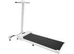 Tapis Roulant Elettrico Piatto - Walking Pad - Pieghevole - Display Led - Allenamento Cardio A Casa - Superficie Di Corsa 80-120 X 30-50 Cm - Bianco