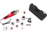 Filettatrice Per Tubi - Filettatrice Elettrica Per Tubi - 2300 W - 6 Filetti - Motore Interamente In Rame - Diametro Tubi 20,9-59,6 Mm - - Rosso