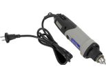 Smerigliatrice Diritta - Utensile Rotante - 400 W - 220 V 50 Hz - 5000-28000 Giri/Min, 6 Livelli - Pinza Di Serraggio 0,6-6,5 Mm - Con Cavo - Grigio