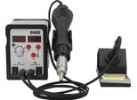 Stazione Di Saldatura Ad Aria Calda - Stazione Di Rilavorazione Con Saldatore Digitale - Pistola Ad Aria Calda 750 W - 220 V - Nero