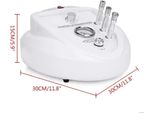 Microdermoabrasione Al Diamante - Apparecchio Per Il Viso - 9 Livelli Di Aspirazione - Vuoto 0-60 Cmhg - Potenza 50 W - Tensione 220-240 V 50 Hz - Dimensioni 30×30×15 Cm - Bianco