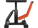 Sollevatore Per Moto - Sollevatore A Forbice - Portata 400 Kg - Regolabile In Altezza 25-40 Cm - Piattaforma 28×17 Cm - Acciaio E Gomma - Nero