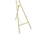 Cavalletto Per Cartelli - Cavalletto Da Terra - Confezione Da 2 - Metallo - Per Cartelli Di Nozze E Poster - Espositore Per Cartelli Di Benvenuto - Oro