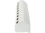 CAT6A Keystone RJ45 - Set Adattatori Per Guida Din - Piastra Di Montaggio - Supporto Keystone - 16 Pezzi